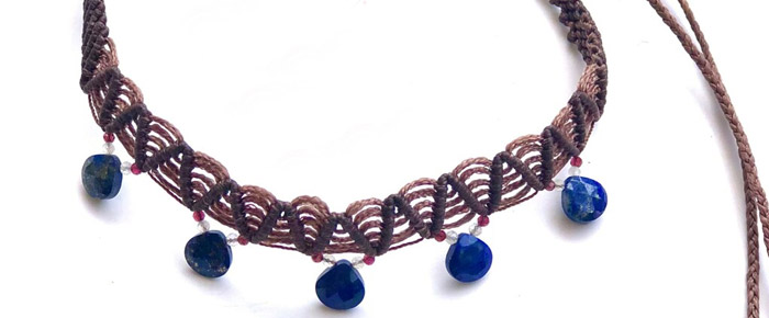 Gemstone Thread Necklaces